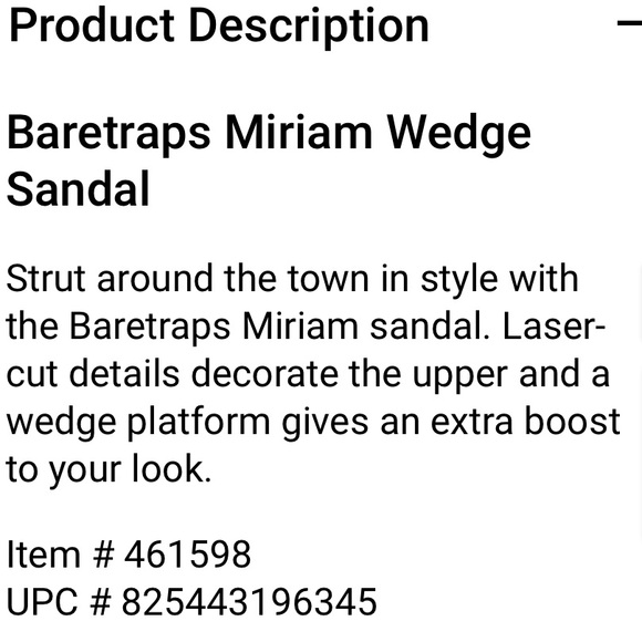 BareTraps Light Gold Cutout Wedges - Picture 6 of 8